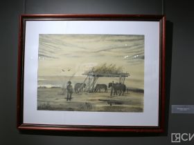 В Якутске открылась выставка графики Алексея Евстафьева