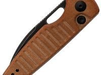 Складной нож Kizer Parakeet, сталь Nitro-V, рукоять коричневая микарта