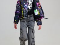 Куртка текстильная с полиуретановым покрытием для девочек