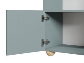Стеллаж детский Тесси 73x145 Серо-зеленый