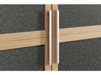 Распашной шкаф Флавир 3-120x250 Рогожка Графитовый