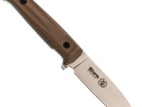 Тактический нож Kizlyar Supreme Sturm, сталь AUS-10Co, рукоять G10, песочный