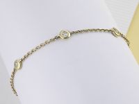 Браслет из желтого золота с бриллиантами э0301бр11159300