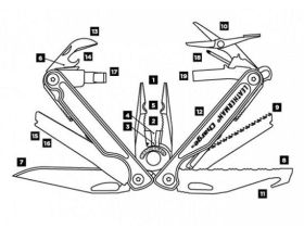 Мультитул Leatherman Charge TTi с чехлом