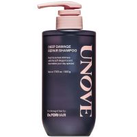 Восстанавливающий шампунь с кератином и протеинами Unove Damage Repair Shampoo