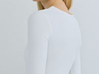 Боди с длинным рукавом, Бежевый