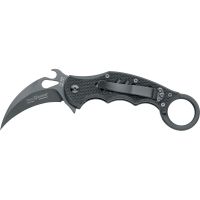 Складной нож Fox Karambit, сталь N690, рукоять G10, черный