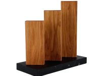 Подставка для ножей магнитная Woodinhome KS050SON-ST, дуб/мрамор