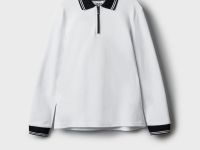 Джемпер трикотажный с воротником поло для мальчиков