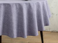 Скатерть круглая Листья/Fogliame фиолетовая