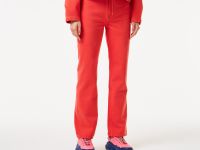 Женские прямые джинсы Lacoste из экологиески чистого хлопка