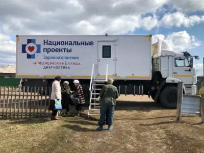 Передвижной медкомплекс совершил 18 выездов в наслеги Усть-Алданского района