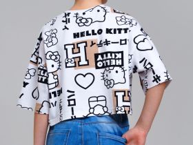 Фуфайка трикотажная для девочек (футболка)