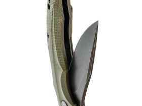 Складной нож Petrified Fish Hairtail, сталь K110, рукоять микарта