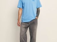 Футболка из хлопка с принтом