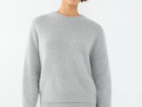 Джемпер из пряжи с ангорой, Серый