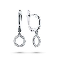 Серьги из серебра э0612сг01183300