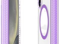 Чехол Itskins Hybrid Clear для Galaxy S25+ прозрачный/сиреневый