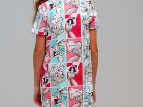 Сорочка ночная трикотажная для девочек