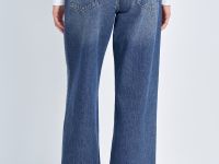 Джинсы wide leg fit женские