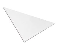 Холст на картоне "Сонет", треугольный, стороны 30 см, 280 г, 100% хлопок, акриловый грунт, среднее зерно