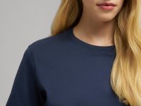 Футболка прямого кроя из мерсеризованного хлопка