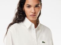 Женская хлопковая рубашка Lacoste