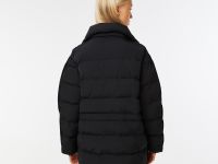 Женская объемная удлиненная куртка Lacoste