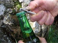 Брелок - инструмент Eskaper, Lion Steel, Нержавеющая сталь, (стеклобой, открывалка, куботан), L/ES-1