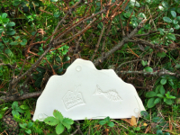 Палитра художественная керамическая "ГОРЫ"