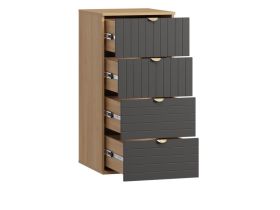 Комод Монблан 47x99 Линии Графитовый