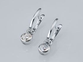 Серьги из белого золота э4712сг08210864