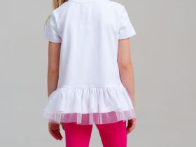 Комплект трикотажный для девочек: фуфайка (футболка), брюки (легинсы)