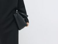 Платье с вырезом лодочка, Черный