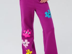 Брюки трикотажные для девочек