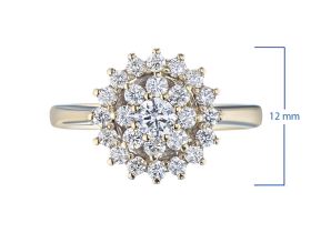 Классическое кольцо из красного золота э0212кц07163600_white