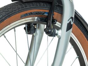 Складной велосипед Novatrack Town 20 V-brake, год 2024, цвет Серый