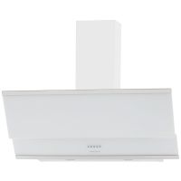 Наклонная вытяжка KRONA IRIDA 900 white push button