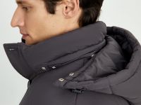 Полупальто утепленное с воротником-стойкой