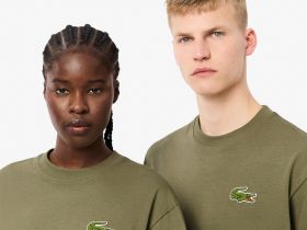 Хлопковая футболка Lacoste унисекс