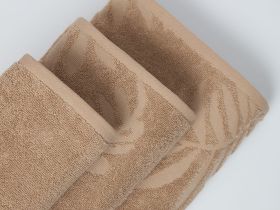 Полотенце махровое Tropico, бежевое