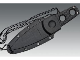 Нож с фиксированным клинком Cold Steel Secret Edge, сталь AUS-8A, рукоять G10, черный