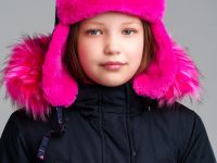 Шапка текстильная для девочек