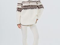 Легинсы в рубчик, Белый