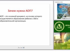 Структурные компоненты адаптированной образовательной программы для слепых и слабовидящих обучающихся