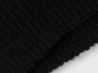 Пушистая повязка на голову для девочек, Черный