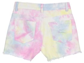 Шорты текстильные джинсовые для девочек