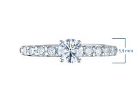 Кольцо из белого золота э0912кц05166500_white