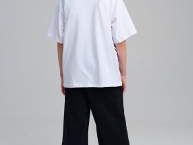 Комплект трикотажный для девочек: фуфайка (футболка), брюки