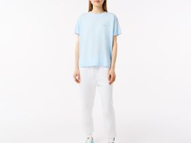 Женская футболка Lacoste для спорта из органического хлопка